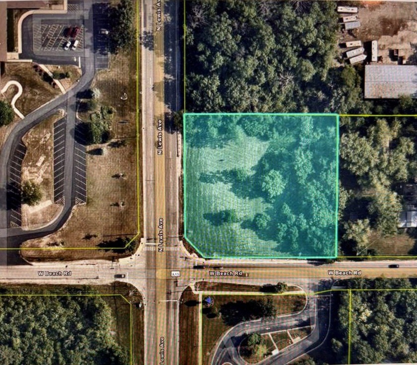 SIGNALIZED 1.41 ACRE NORTHEAST CORNER OF HEAVILY TRAVELED LEWIS - Beach Lot for sale in Waukegan, Illinois on Beachhouse.com