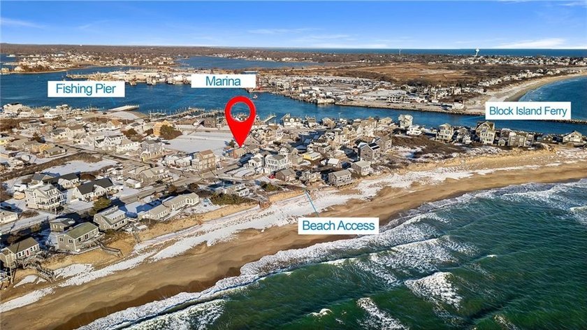 Located in the historic fishing village of Jerusalem in - Beach Home for sale in Narragansett, Rhode Island on Beachhouse.com