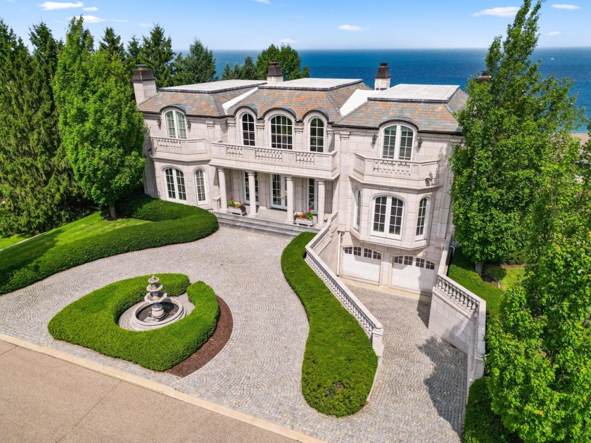 Extraordinary luxury defines this elegant 9br/9ba waterfront - Beach Home for sale in New Buffalo, Michigan on Beachhouse.com