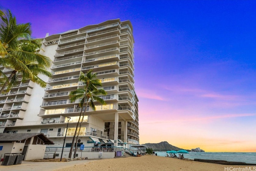 ON WAIKIKI Beach. Beachfront 2 bedroom 2 bath. Gorgeous Ocean & - Beach Condo for sale in Honolulu, Hawaii on Beachhouse.com