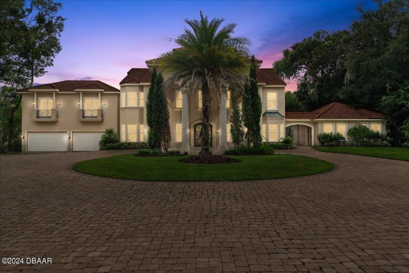 Experience unmatched luxury in this stunning Mediterranean - Beach Home for sale in Ormond Beach, Florida on Beachhouse.com