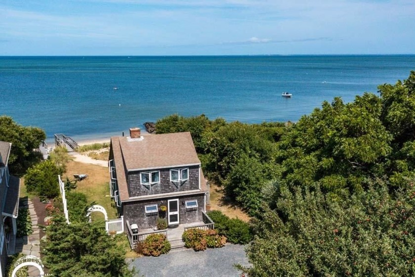 Two perfectly charming beachfront cottages on a pristine white - Beach Home for sale in Brewster, Massachusetts on Beachhouse.com