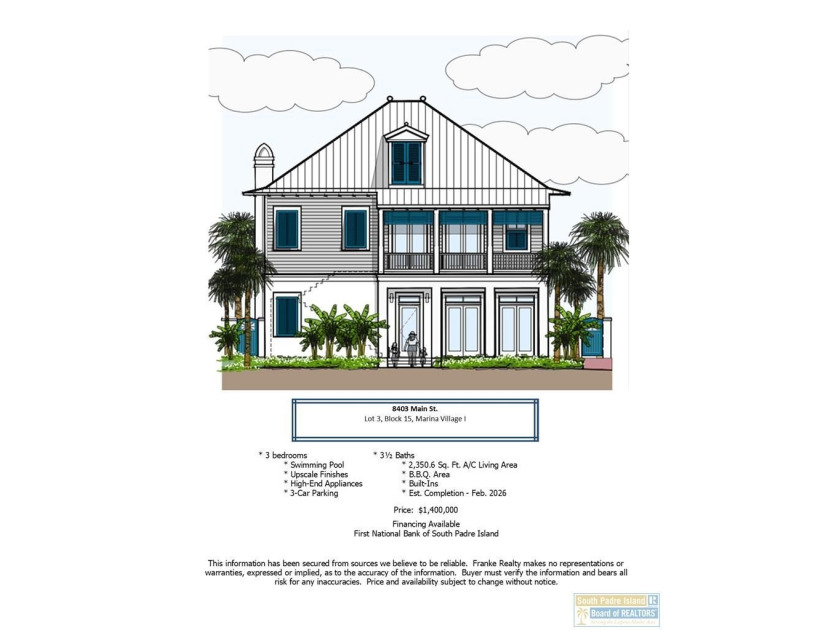 IN CONSTRUCTION-EST COMPLETION FEB 2026.  Discover St. Lucia, a - Beach Home for sale in South Padre Island, Texas on Beachhouse.com