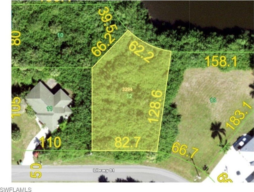 Over-sized (12,000+ sq ft, over  1/4  of an acre) irregular - Beach Lot for sale in Port Charlotte, Florida on Beachhouse.com