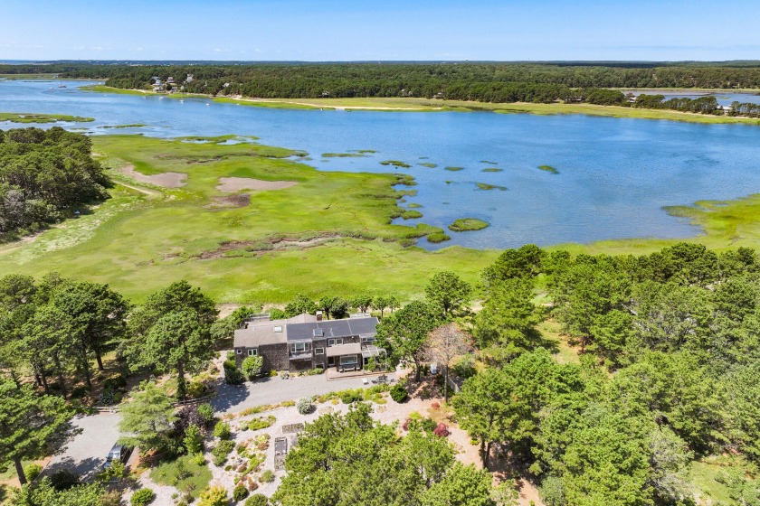 Set at the edge of Blackfish Creek with sweeping, elevated views - Beach Home for sale in Wellfleet, Massachusetts on Beachhouse.com