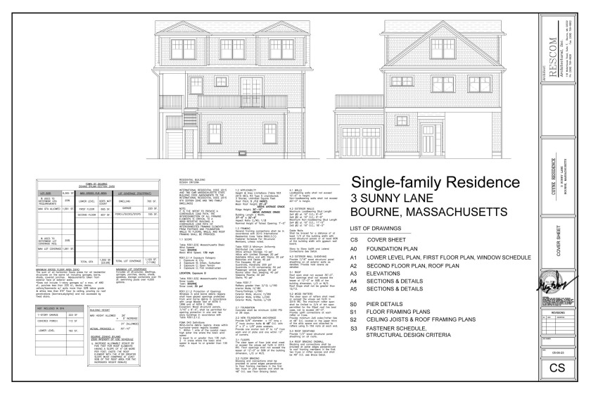 Lot for sale with approved plans and building permit in hand for - Beach Lot for sale in Bourne, Massachusetts on Beachhouse.com