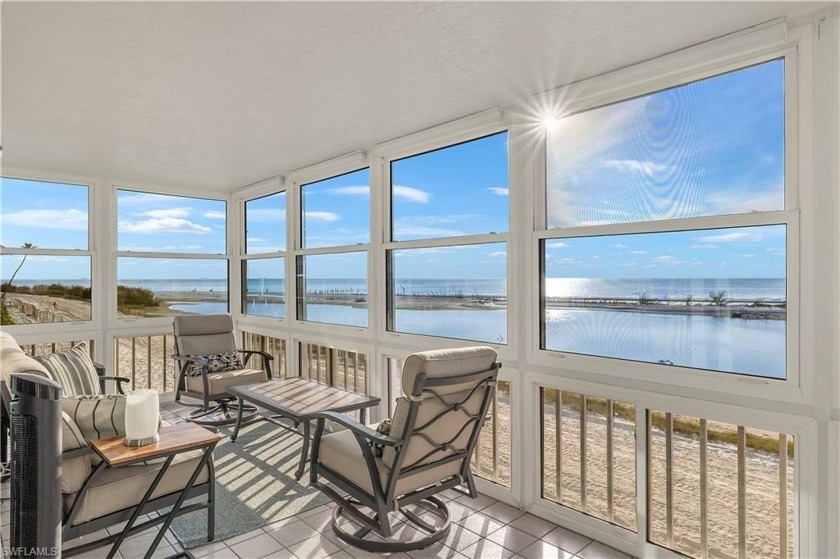 This breathtaking 1,760 sq. ft. beachfront condo combines modern - Beach Home for sale in Fort Myers Beach, Florida on Beachhouse.com