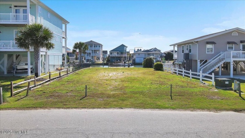 Enjoy beach living on the widest canal on Holden Beach.  If you - Beach Lot for sale in Holden Beach, North Carolina on Beachhouse.com