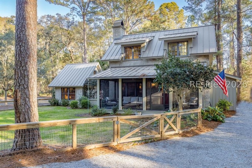 This beautiful 1,570 square foot cottage is set on 2.52 - Beach Home for sale in Okatie, South Carolina on Beachhouse.com