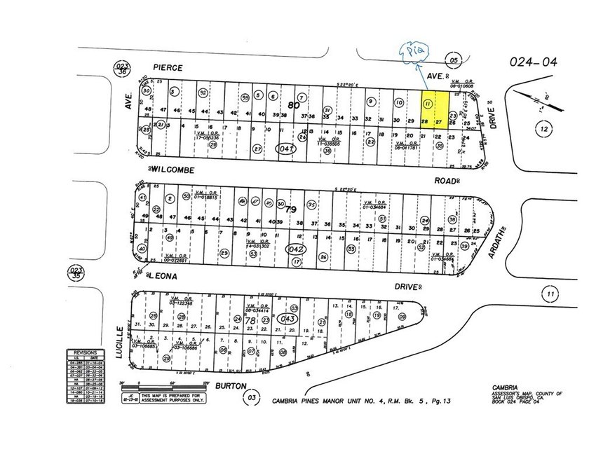 Lodge Hill Forest View double lot, 50'x70' (approx 3500+-sf) - Beach Lot for sale in Cambria, California on Beachhouse.com
