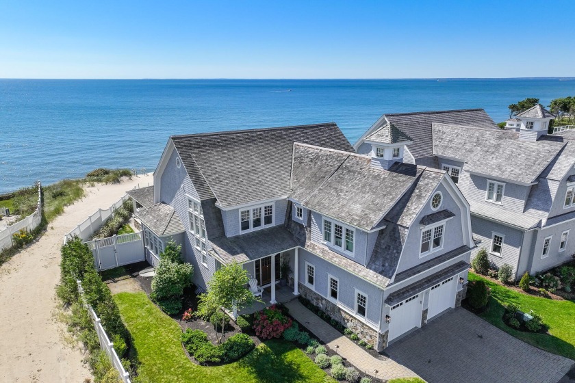 Set on a picture-perfect sandy beach overlooking Nantucket Sound - Beach Home for sale in Mashpee, Massachusetts on Beachhouse.com