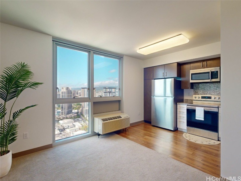 Nestled high above Kakaako, this one-bedroom, one-bathroom condo - Beach Condo for sale in Honolulu, Hawaii on Beachhouse.com