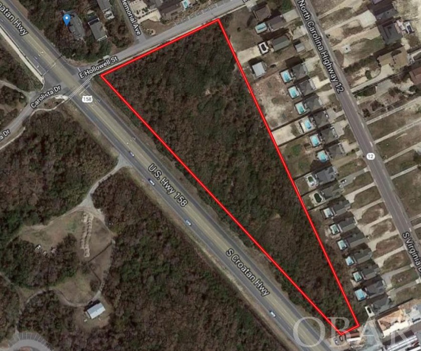 RARE OPPORTUNITY FOR 4.7 ACS AT A STOPLIGHT ON THE BYPASS. A - Beach Commercial for sale in Nags Head, North Carolina on Beachhouse.com