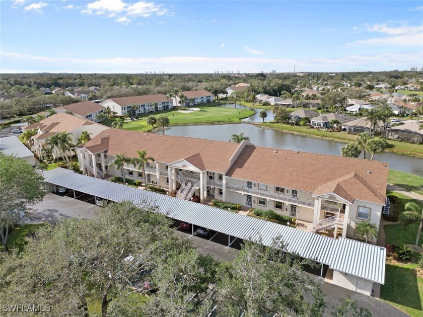 Overlooking WATER on the sixth hole of a meticulously maintained - Beach Condo for sale in Estero, Florida on Beachhouse.com