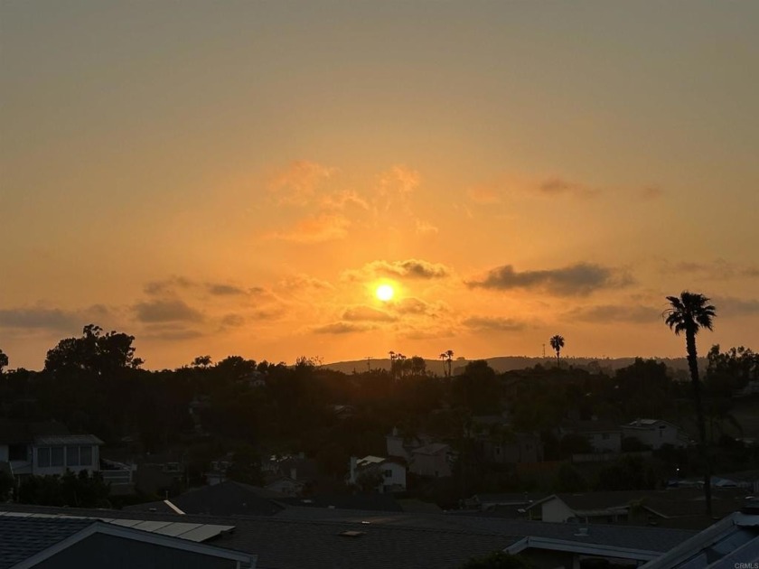 Enjoy beautiful sunset views from your front porch, living room - Beach Home for sale in San Marcos, California on Beachhouse.com