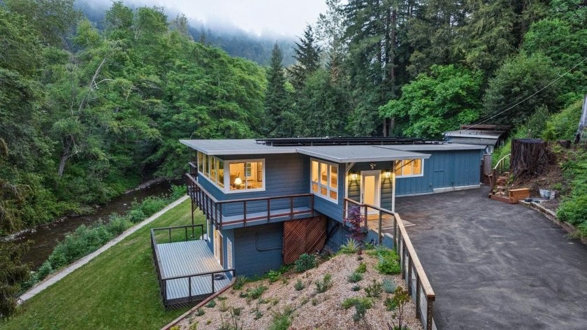 Discover a private 2.5-acre sanctuary at 3182 Old San Jose Rd, a - Beach Home for sale in Soquel, California on Beachhouse.com