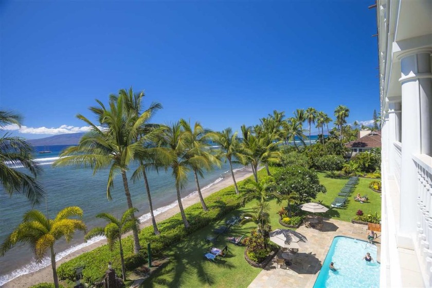 Relax and enjoy the ocean views from this highly upgraded - Beach Condo for sale in Lahaina, Hawaii on Beachhouse.com