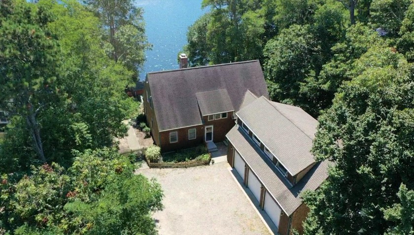 WATERFRONT and privately situated on an 0.66-acre lot with 85 Ft - Beach Home for sale in Brewster, Massachusetts on Beachhouse.com