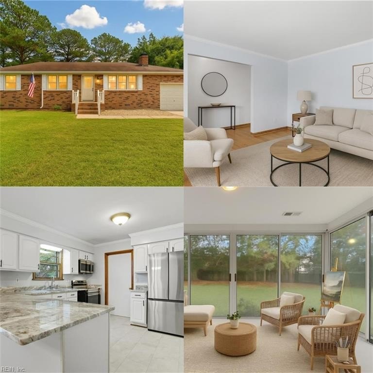 Beautifully updated 3BR/2BA brick ranch in Lake Smith Terrace - Beach Home for sale in Virginia Beach, Virginia on Beachhouse.com