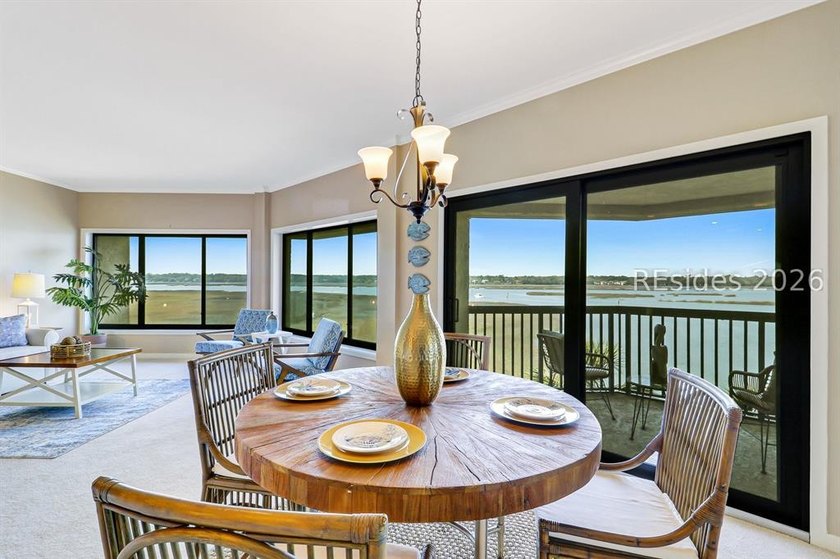 Experience sweeping, unobstructed Broad Creek water views from - Beach Condo for sale in Hilton Head Island, South Carolina on Beachhouse.com