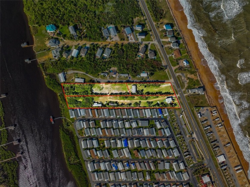 Prime commercial opportunity in Beverly Beach! These three - Beach Acreage for sale in Flagler Beach, Florida on Beachhouse.com