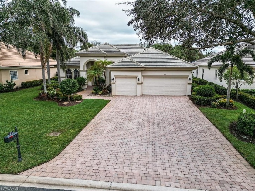 Rare Verano model home featuring an open floor plan with 3 - Beach Home for sale in Estero, Florida on Beachhouse.com