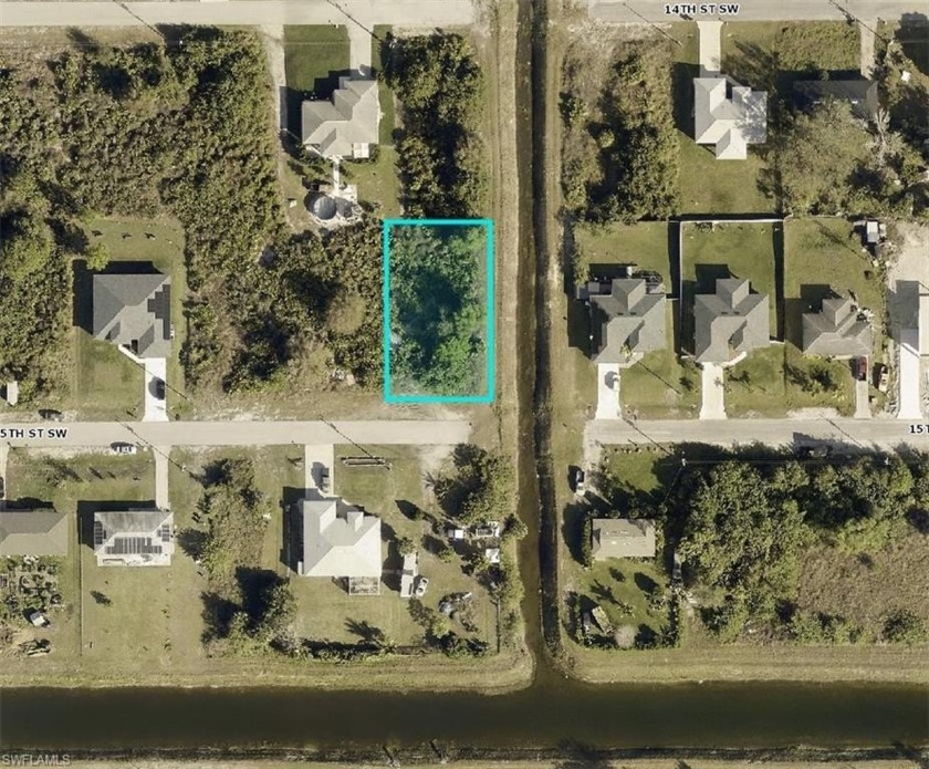 Very nice CANAL lot on a dead-end street, a combination that is - Beach Lot for sale in Lehigh Acres, Florida on Beachhouse.com