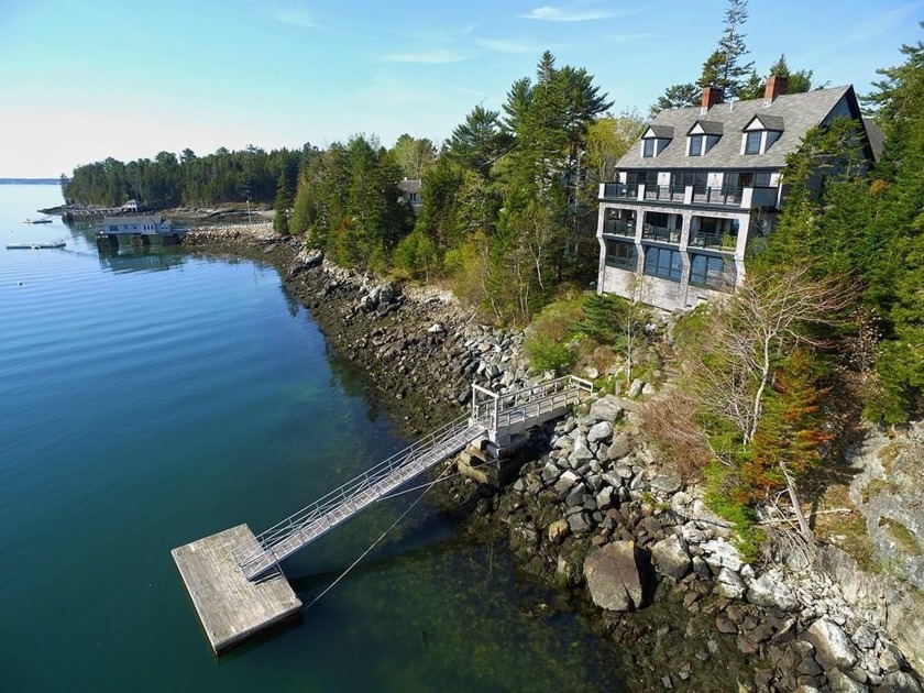 Step ashore from your private deep-water dock to enjoy The - Beach Home for sale in Mount Desert, Maine on Beachhouse.com