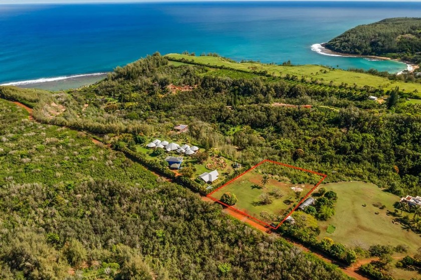 North Shore acreage with ocean, mountain and valley - Beach Lot for sale in Anahola, Hawaii on Beachhouse.com