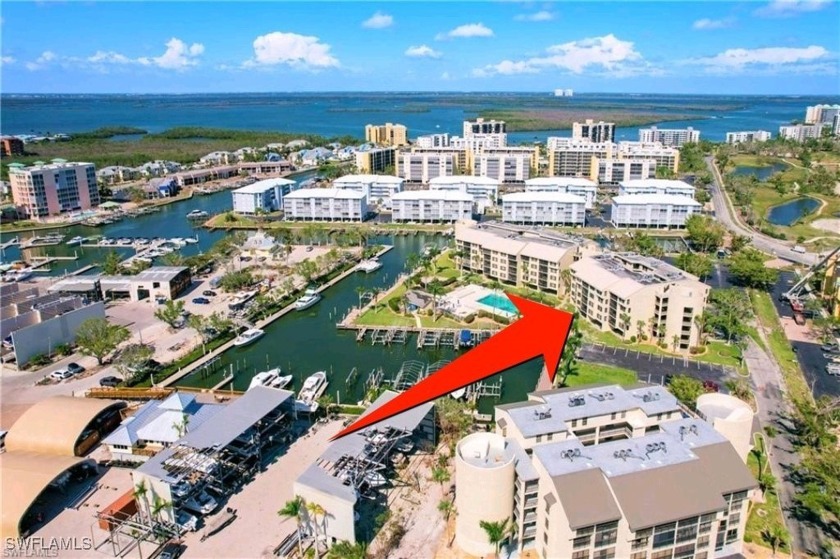 Located on a Waterfront Peninsula on the south-end of Estero - Beach Condo for sale in Fort Myers Beach, Florida on Beachhouse.com