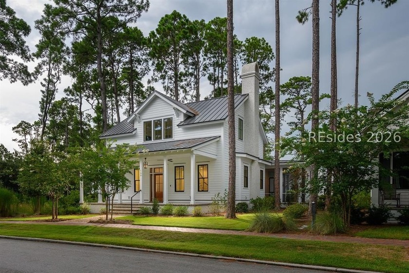 Enjoying expansive park views from its wide front porch, 139 - Beach Home for sale in Bluffton, South Carolina on Beachhouse.com
