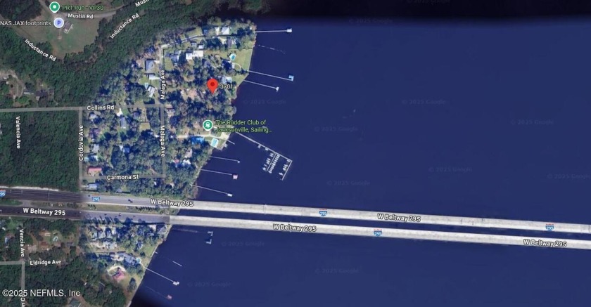 River front. Approximately 1.5 Acre - Survey showing a - Beach Lot for sale in Jacksonville, Florida on Beachhouse.com