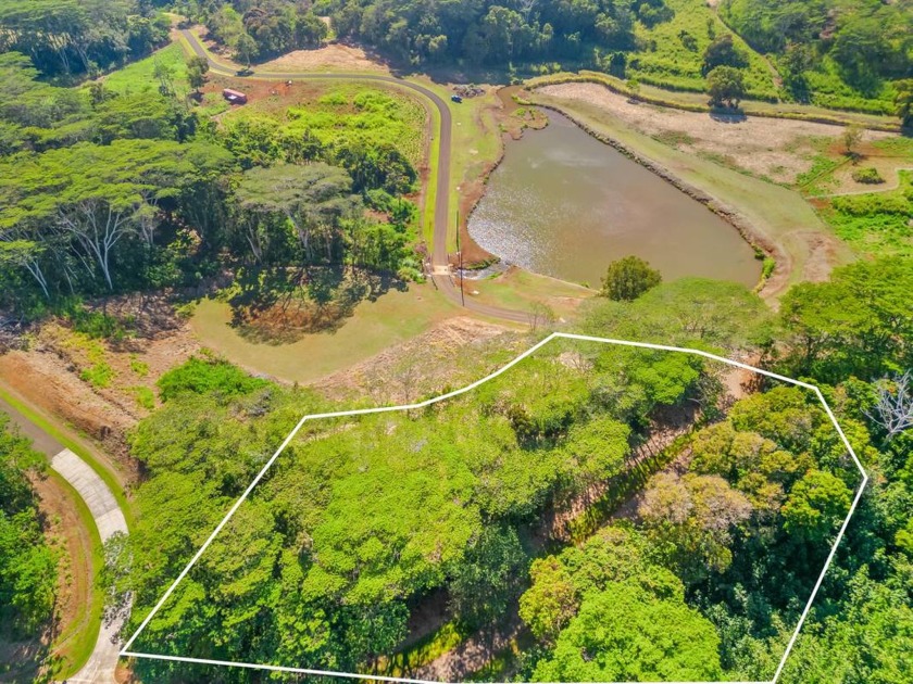 This unit Overlooks the common area lake and is surrounded by - Beach Acreage for sale in Kapaa, Hawaii on Beachhouse.com