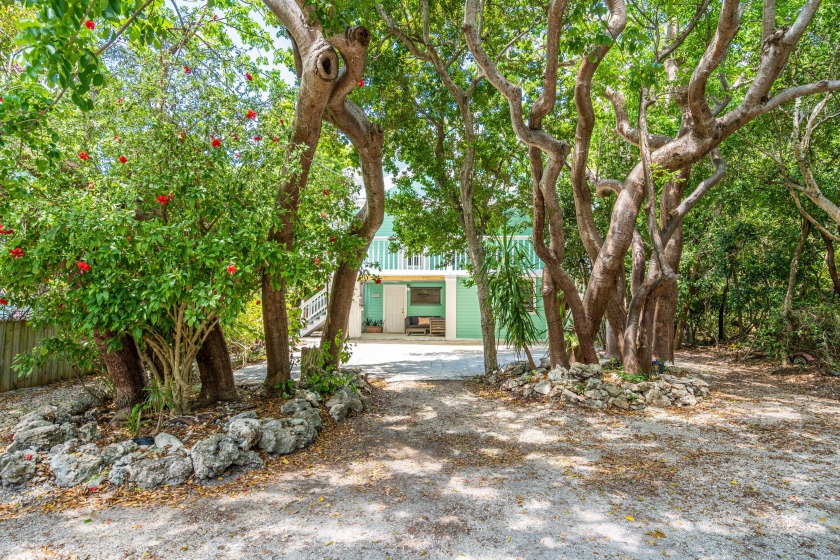 Just renovated front entrance with brick and gravel to add curb - Beach Home for sale in Upper Matecumbe Key, Florida on Beachhouse.com