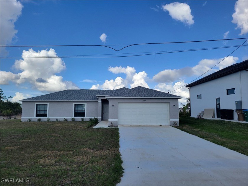 Brand new single family home on fresh water canal with all city - Beach Home for sale in Cape Coral, Florida on Beachhouse.com