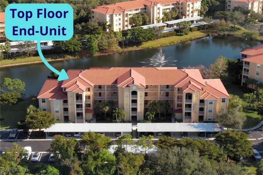 Top Floor - End Unit - Lake and Fountain Views - Move In Ready - - Beach Condo for sale in Fort Myers, Florida on Beachhouse.com