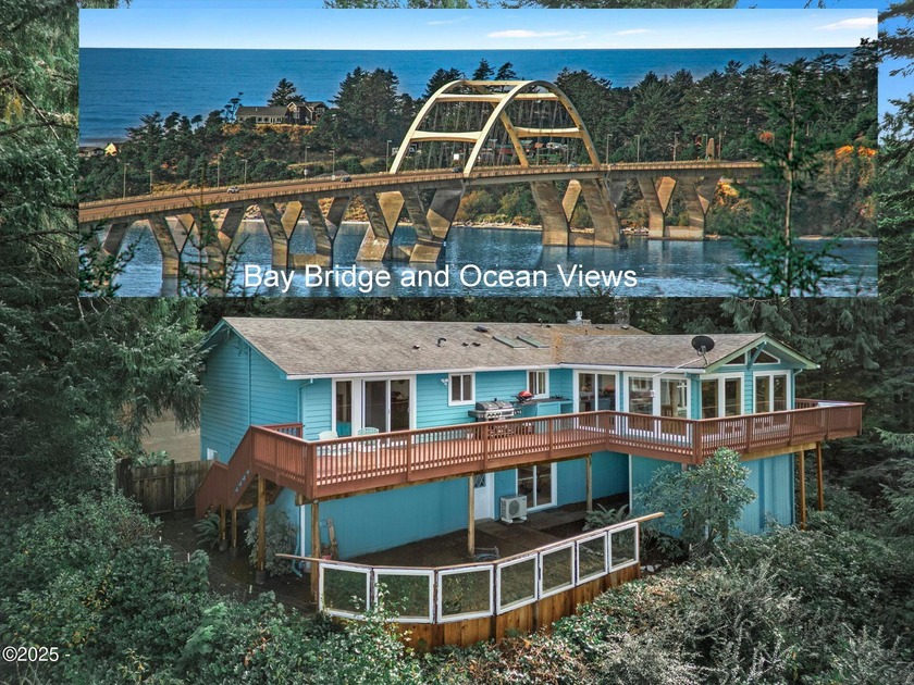 Perched high above the Bay with sweeping views of the Bridge - Beach Home for sale in Waldport, Oregon on Beachhouse.com