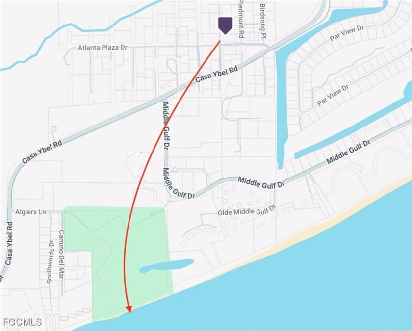 Large 3 Bedroom, 2 Bath Home on Corner Lot Within Walking - Beach Home for sale in Sanibel, Florida on Beachhouse.com