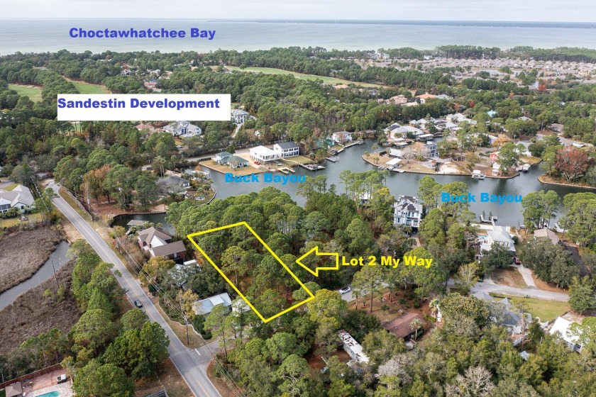 Nicely Priced Waterfront Lot On Buck Bayou! Deep Lot In Great - Beach Lot for sale in Santa Rosa Beach, Florida on Beachhouse.com