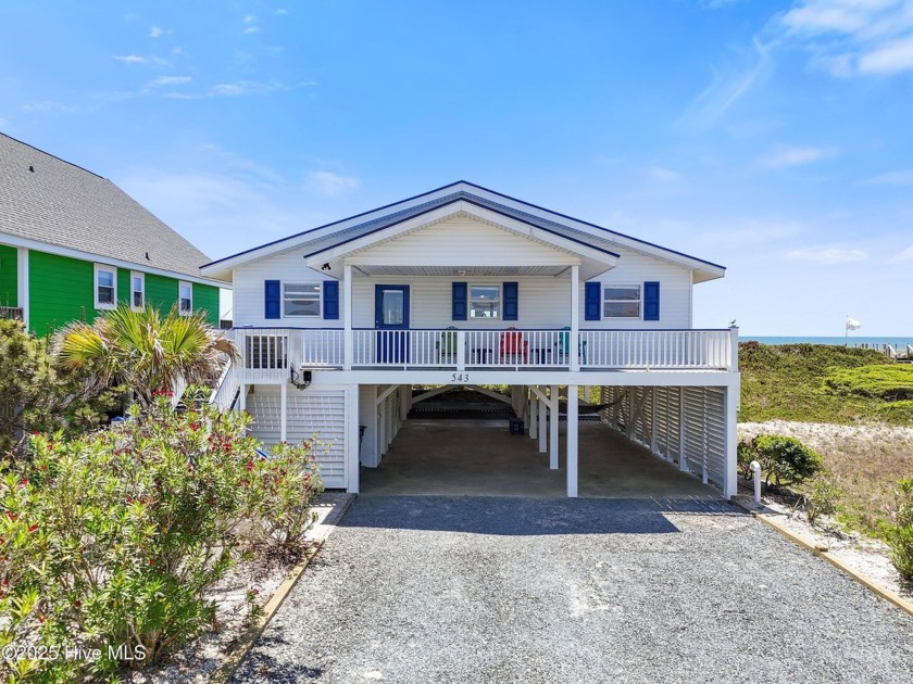 Welcome to your dream coastal escape! This charming oceanfront - Beach Home for sale in Holden Beach, North Carolina on Beachhouse.com