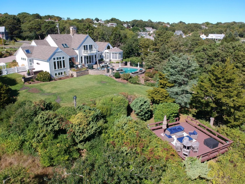 This superb waterfront estate occupies an elevated 1.15 acre - Beach Home for sale in Orleans, Massachusetts on Beachhouse.com