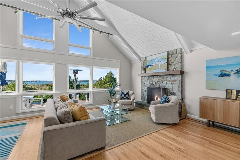 This extraordinary waterfront residence captures the essence of - Beach Home for sale in Portsmouth, Rhode Island on Beachhouse.com