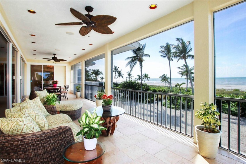 THIS VIEW FROM YOUR 75 X 12 FOOT SCEENED LANAI SAYS IT ALL! - Beach Home for sale in Sanibel, Florida on Beachhouse.com