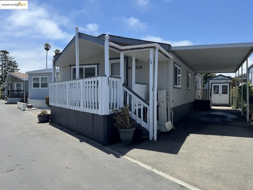 This two-bedroom, two-bathroom mobile home is located in the - Beach Home for sale in Santa Cruz, California on Beachhouse.com