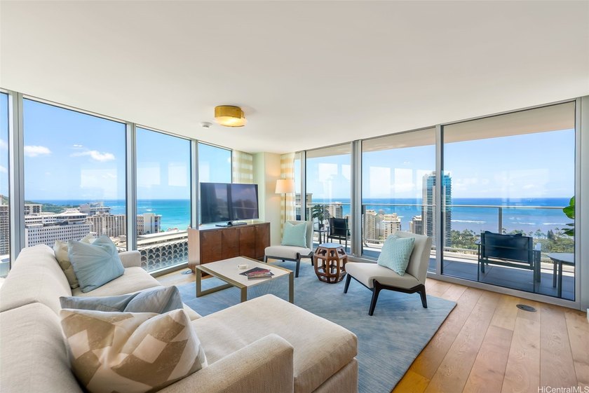 This is a rare opportunity to own a high-floor Grand Residences - Beach Condo for sale in Honolulu, Hawaii on Beachhouse.com
