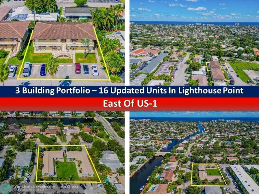 Don't Miss Out On This Rare Opportunity To Own 3 Buildings With - Beach Commercial for sale in Lighthouse Point, Florida on Beachhouse.com