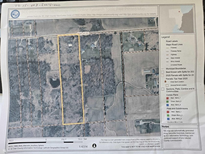 This 10 acre parcel with an older pole barn has much potential - Beach Acreage for sale in Clyde, Michigan on Beachhouse.com