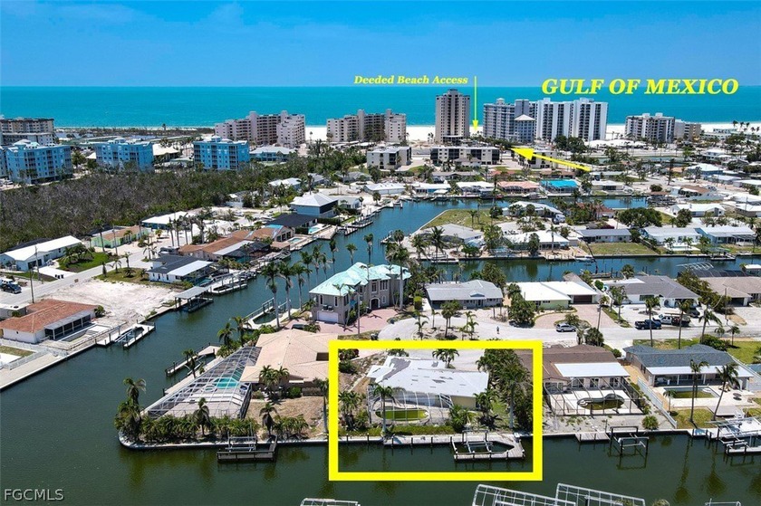 Your chance to own canal front property in the popular Fairview - Beach Home for sale in Fort Myers Beach, Florida on Beachhouse.com