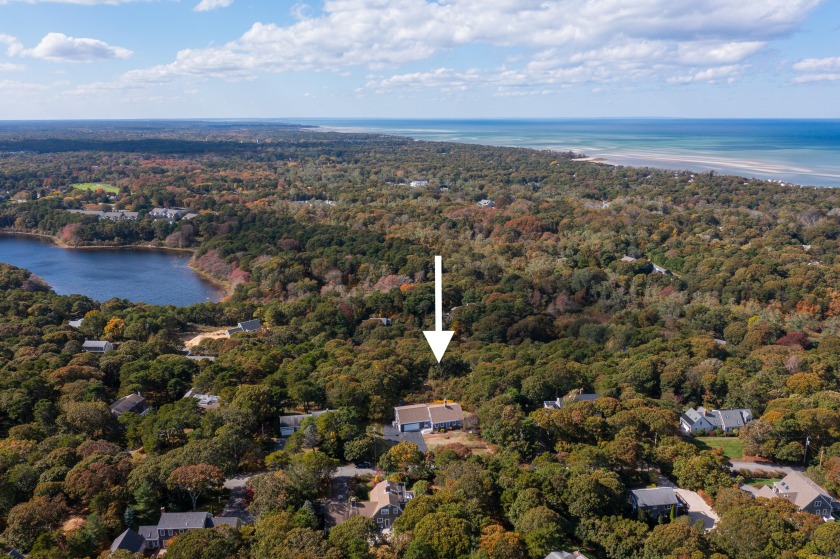 Gaze out over the treetops to Cape Cod Bay from the 3 levels of - Beach Home for sale in Brewster, Massachusetts on Beachhouse.com