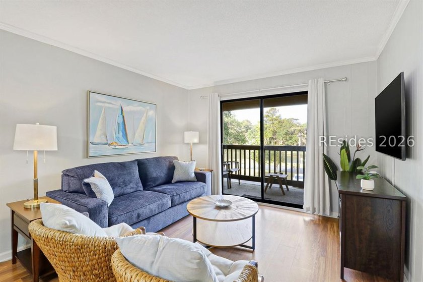 Welcome to this bright two-bedroom, two-bath villa in Hilton - Beach Condo for sale in Hilton Head Island, South Carolina on Beachhouse.com